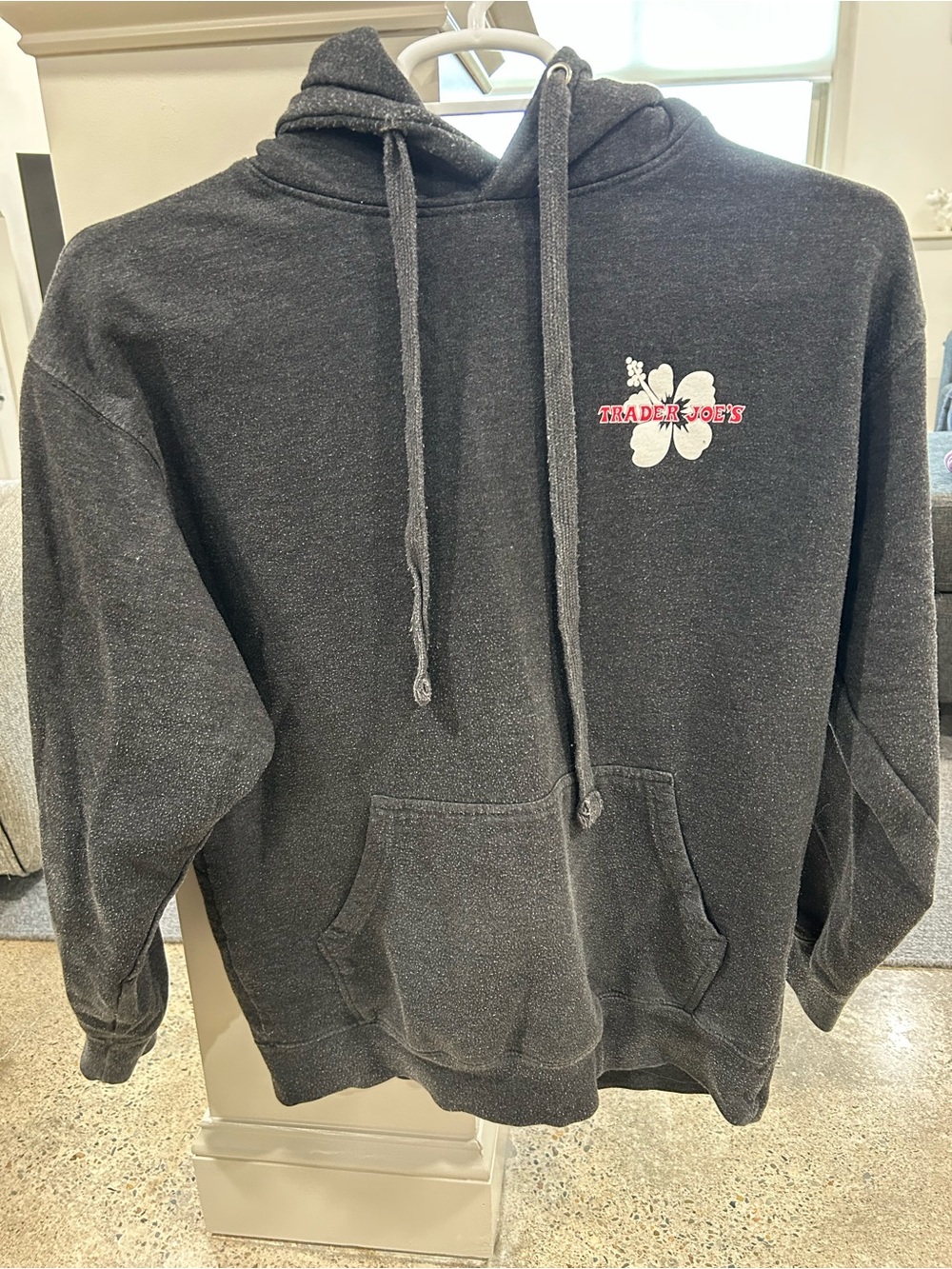 Trader Joe’s Charcoal Hooded Pullover Sweatshirt